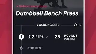 Fitbod Weight Lifting Workout screenshot
