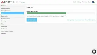 Fitbot screenshot