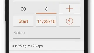 Fitness point screenshot