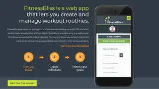 FitnessBliss screenshot