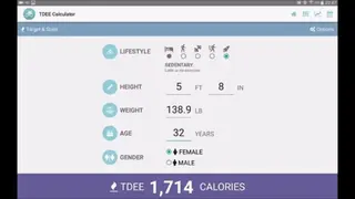 Fitstinct TDEE Calculator screenshot