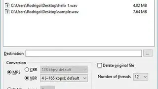 FLAC Frontend screenshot