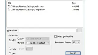 FLAC Frontend screenshot