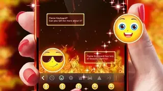 Flames Keyboard 2021 screenshot