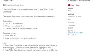 Flash Video Downloader screenshot