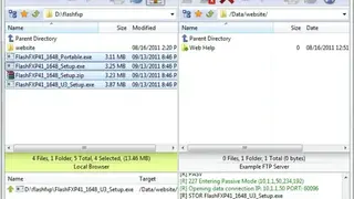 FlashFXP screenshot