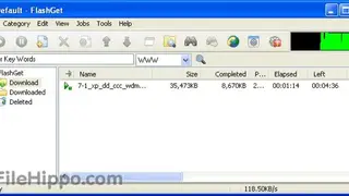 FlashGet Downloader screenshot