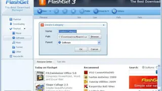 FlashGet Downloader screenshot