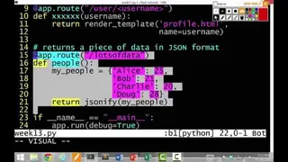 Flask screenshot