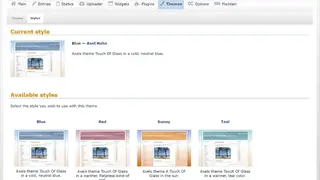 Flatpress screenshot