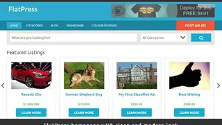 Flatpress screenshot