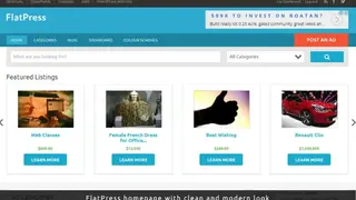 Flatpress screenshot