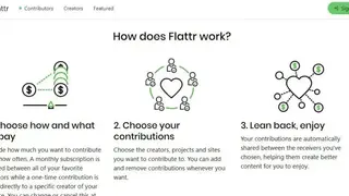 Flattr screenshot