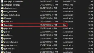 Flawfinder screenshot