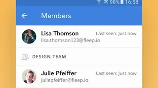 Fleep screenshot