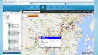 FleetMatics GPS Tracking screenshot