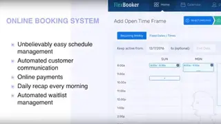 FlexBooker screenshot