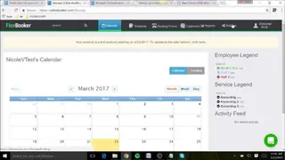 FlexBooker screenshot