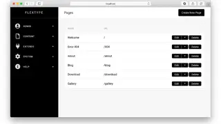 Flextype screenshot