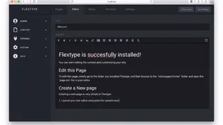 Flextype screenshot