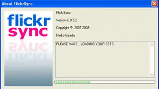 FlickrSync screenshot
