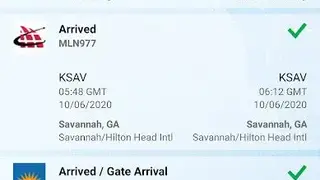 FlightAware screenshot
