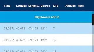 FlightAware screenshot