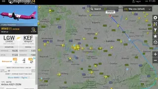 Flightradar24 screenshot