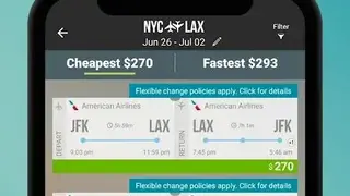 FLIGHTS BY STUDENTUNIVERSE screenshot