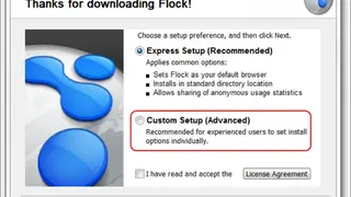 Flock Browser screenshot