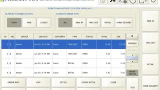 Floreant screenshot
