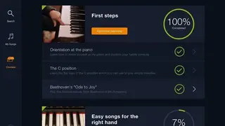 Flowkey screenshot