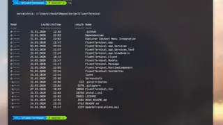 Fluent Terminal screenshot