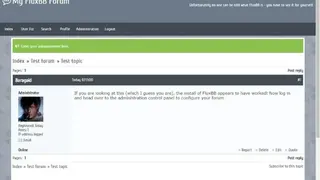 FluxBB screenshot