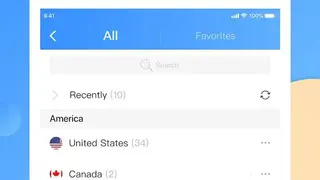 FlyVPN screenshot