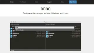 Fman screenshot
