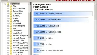 Folder size (by RoteBetaSoftware) screenshot
