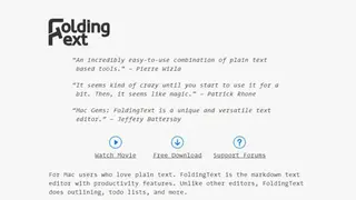 FoldingText screenshot