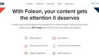 Foleon screenshot