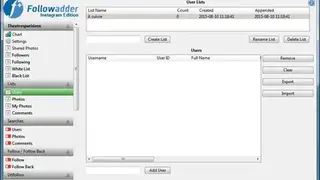 FollowAdder screenshot