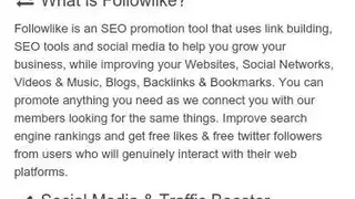 FollowLike screenshot