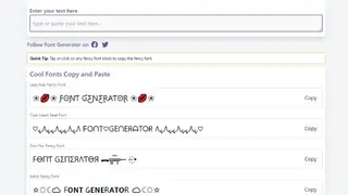 Font Generator screenshot