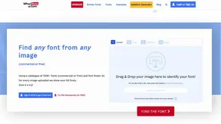 Font Identifier by WhatFontIs screenshot