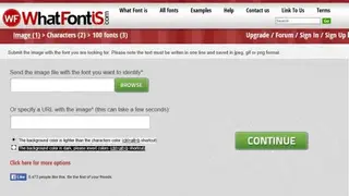 Font Identifier by WhatFontIs screenshot