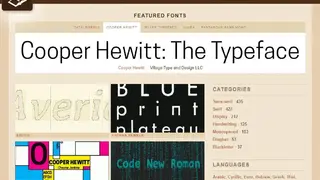 Font Library screenshot