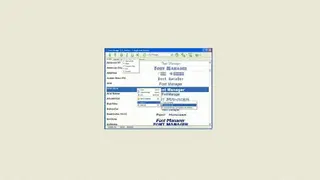 Font Manager screenshot