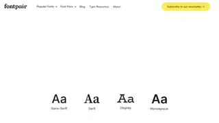 Font Pair screenshot