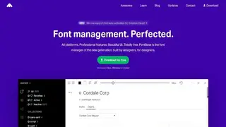 FontBase screenshot