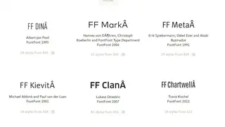 FontFont screenshot