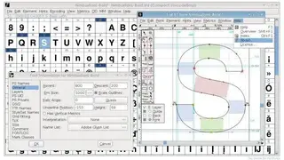 FontForge screenshot